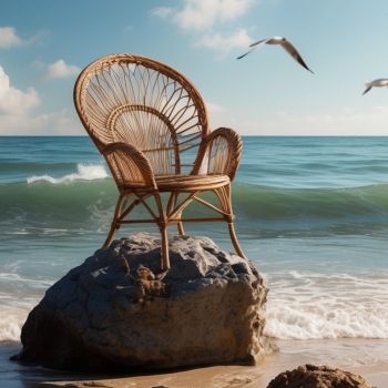 Wicker Whimsy: A Seaside Defiance of Tradition