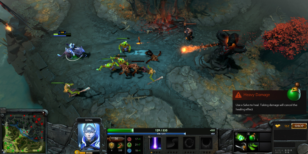 Dota 2 gameplay